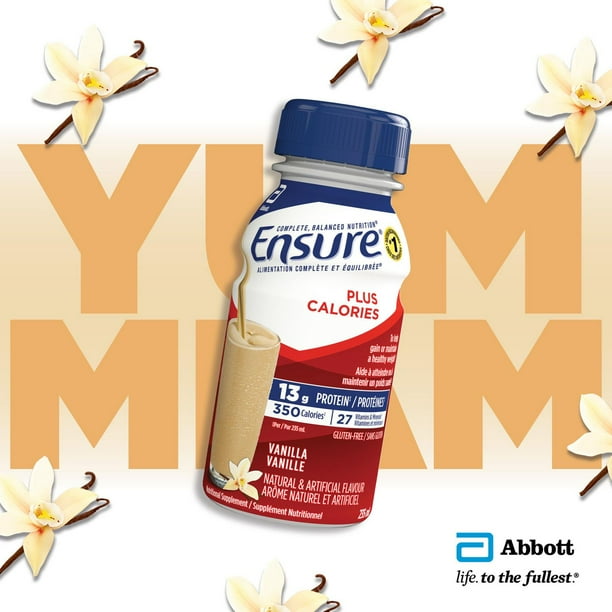 ENSURE® Plus Calories Vanilla Nutrition Shake, 237Ml