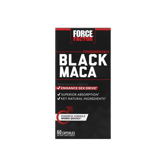 Force Factor, Black Maca, Enhance Sex Drive, Dietary Supplement - 60 Capsules