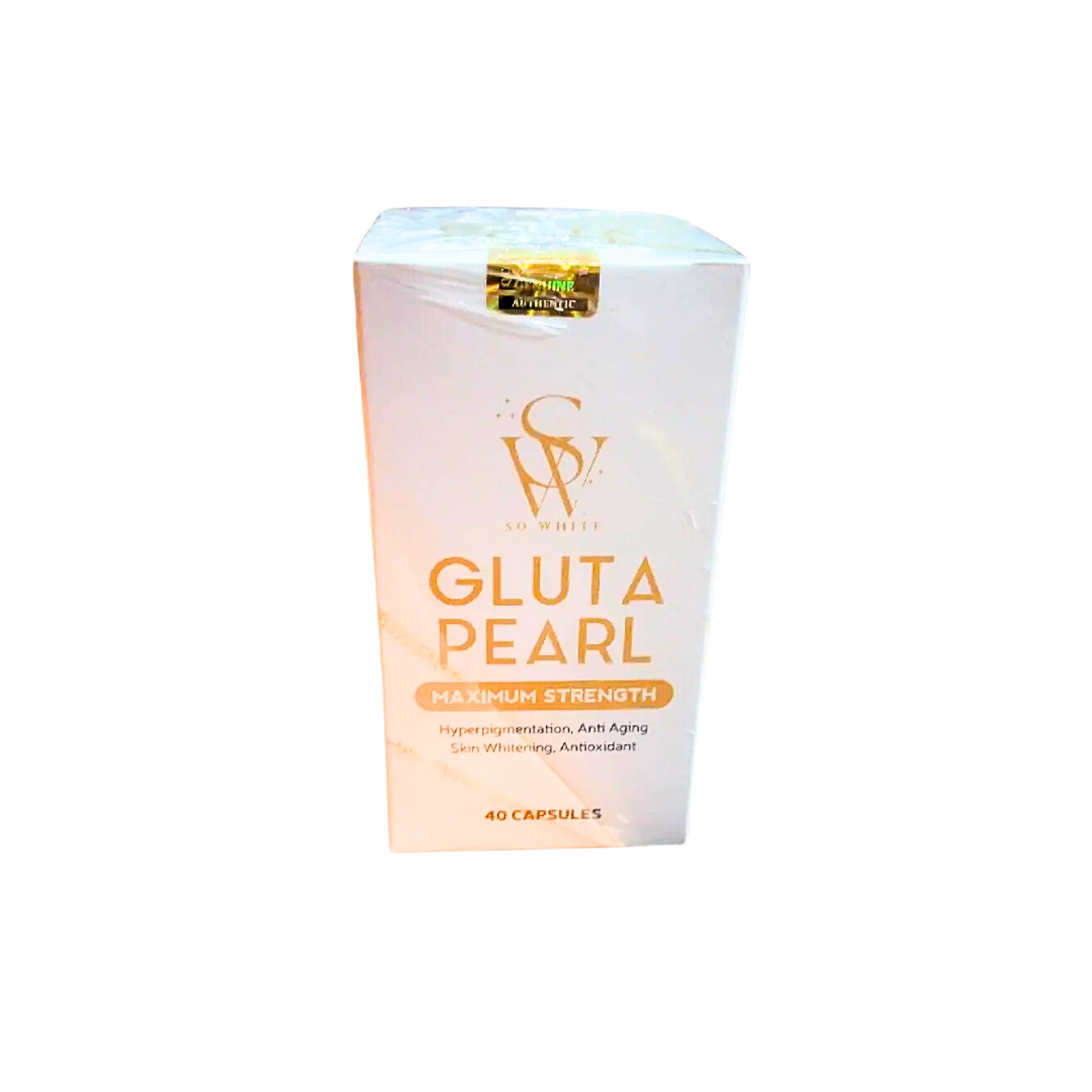 So White Gluta Pearl, 40 Capsules