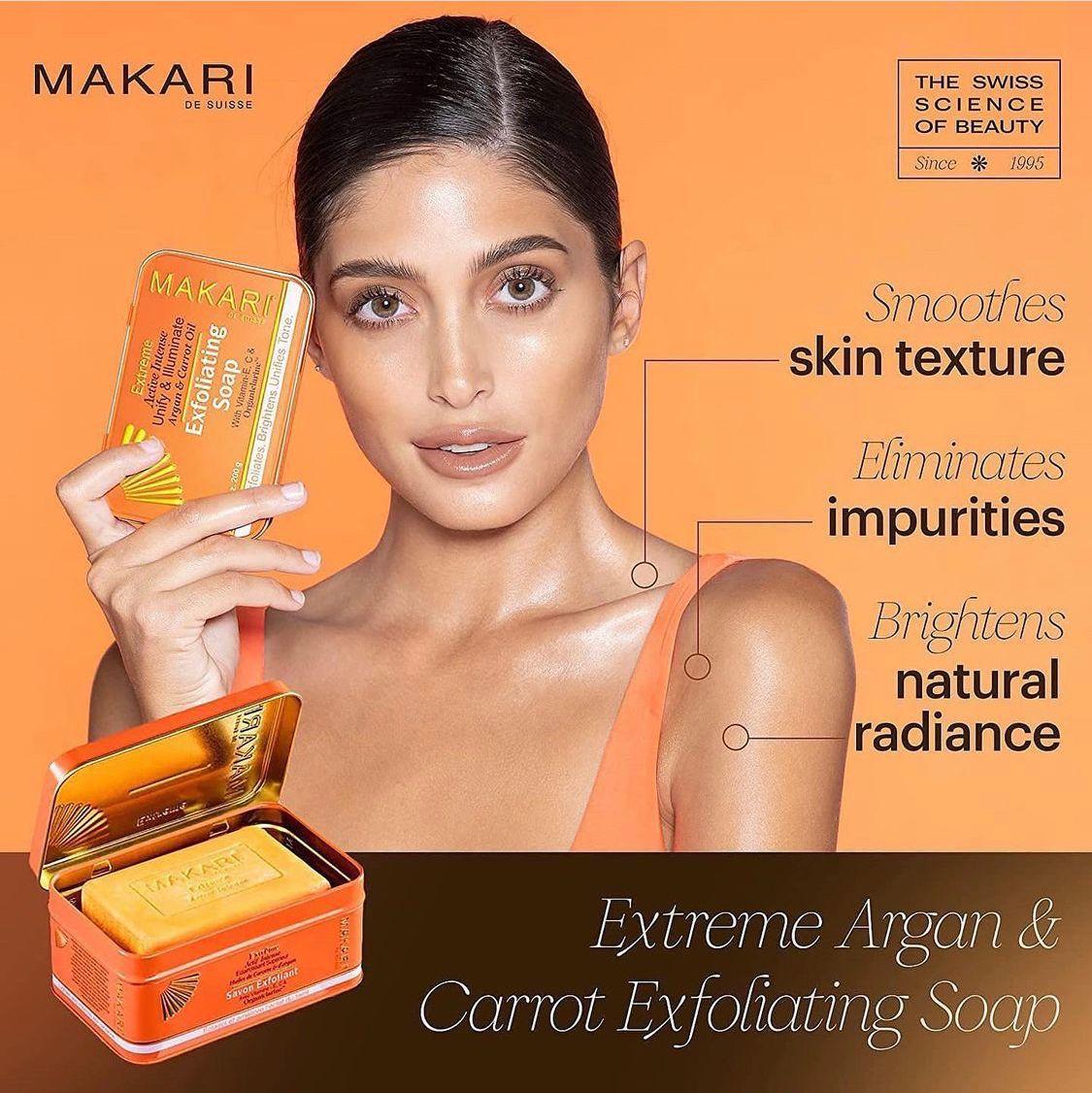 Makari Extreme Argan & Carrot Oil Soap, 200g