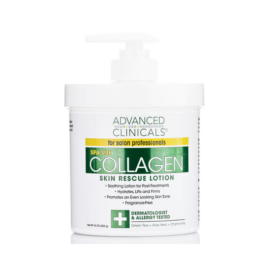 Advanced Clinicals Collagen Skin Rescue Lotion (No Added Fragrance) - 454g