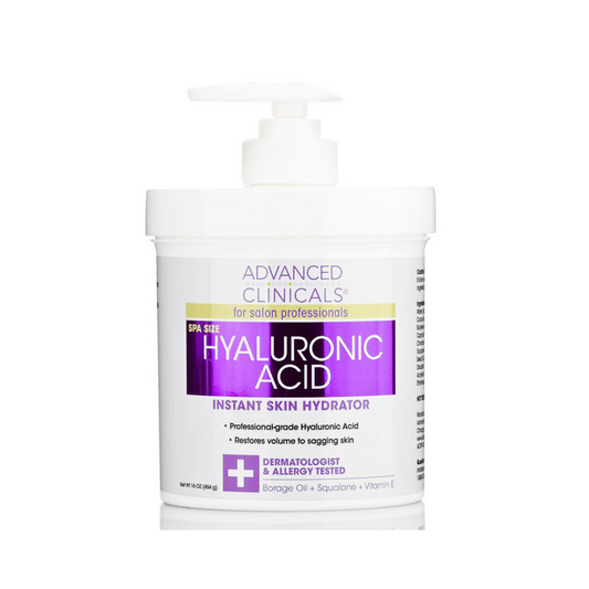 Advanced Clinicals Hyaluronic Acid Anti-Aging Body Cream - 454g