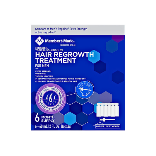 Member's Mark Minoxidil 5%, Hair Regrowth Treatment for Men