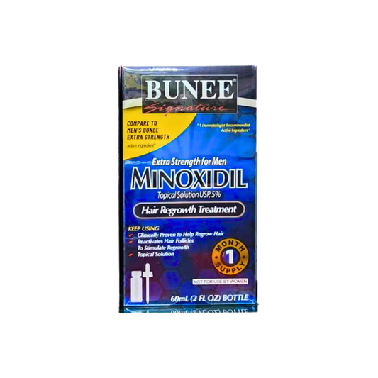 Bunee Signature Extra Strength For Men Minoxidil Topical Solution Usp 5% Hair Regrowth Treatment, 60Ml