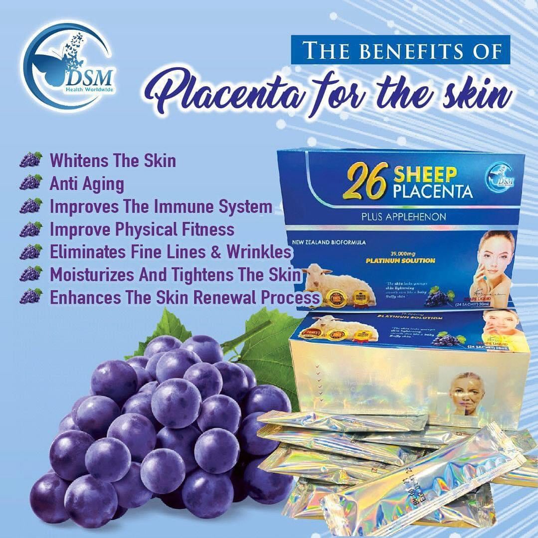 26 Sheep Placenta Plus Applehenon by Phyto DSM, 24 Satchets