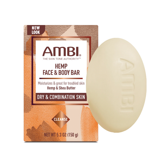 NEW! AMBI Hemp Face & Body Bar Soap - 150g Hemp Bar Soap