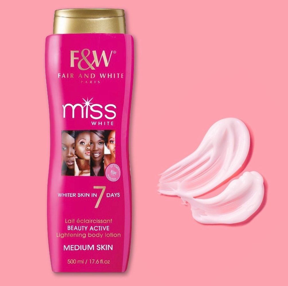 Fair & White Miss White Lightening Body Lotion 7 Days, 500Ml