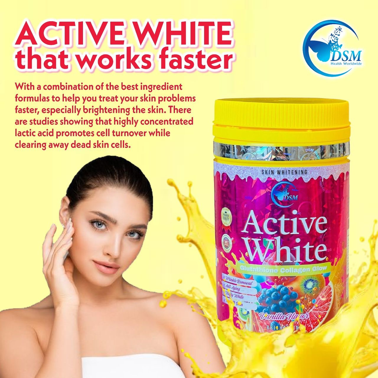 DSM Active White Glutathione Collagen Glow