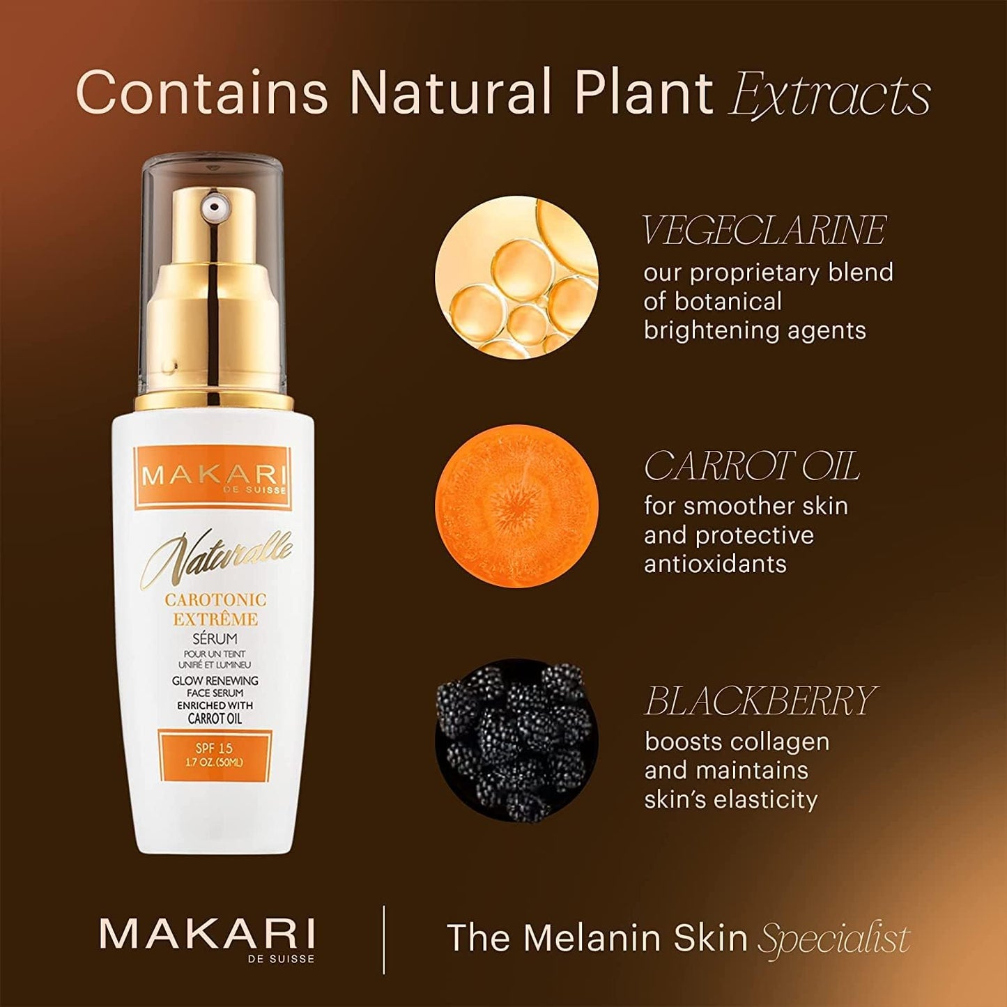 Makari Naturalle Carotonic Extreme Face Serum, 50ml