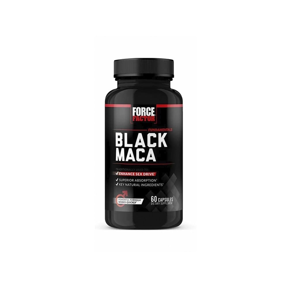 Force Factor, Black Maca, Enhance Sex Drive, Dietary Supplement - 60 Capsules