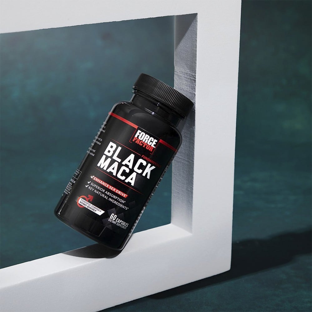 Force Factor, Black Maca, Enhance Sex Drive, Dietary Supplement - 60 Capsules