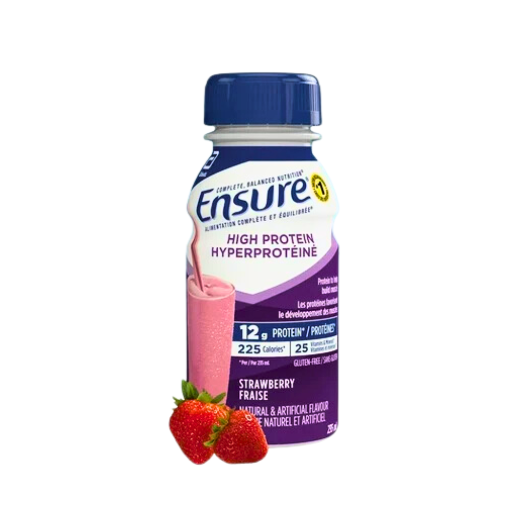 ENSURE® High Protein Hyperproteine Strawberry Nutrition Shake , 237Ml