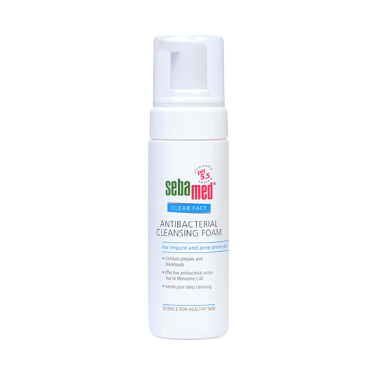 Sebamed Clear Face Antibacterial Cleansing Foam, 150Ml