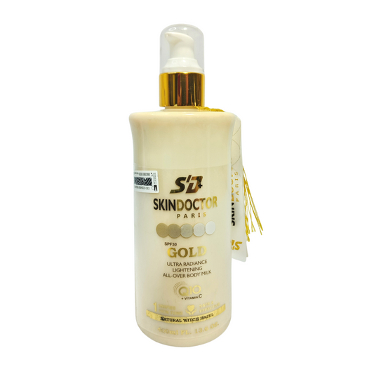 SkinDoctor Paris Gold Ultra Radiance Body Milk Lotion, 400ml