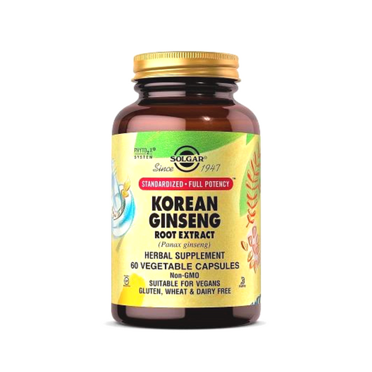 Solgar Sfp Korean Ginseng Root Extract Vegetable Capsules, 60 Capsules