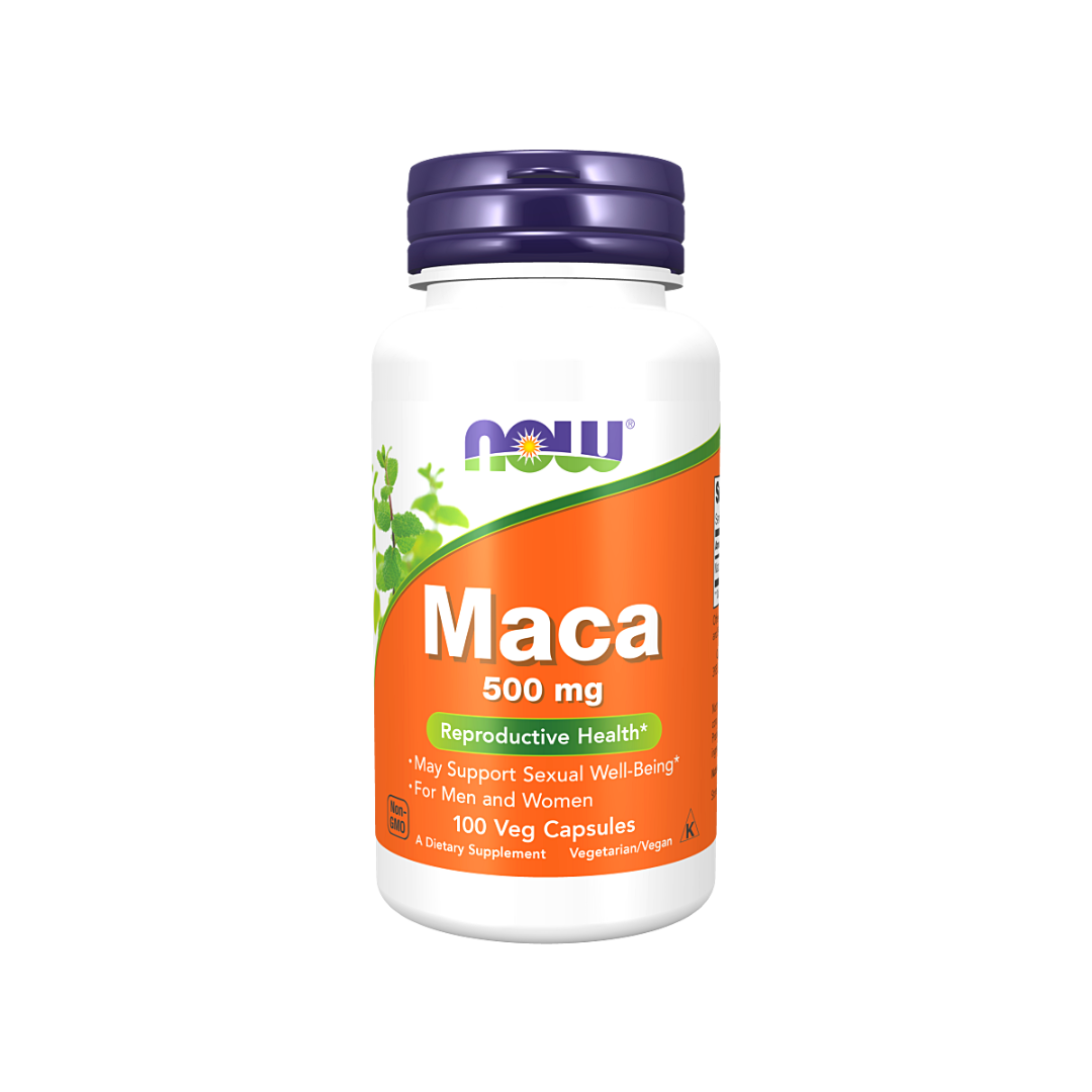 Now Foods Maca 500mg, 100 Veg Capsules