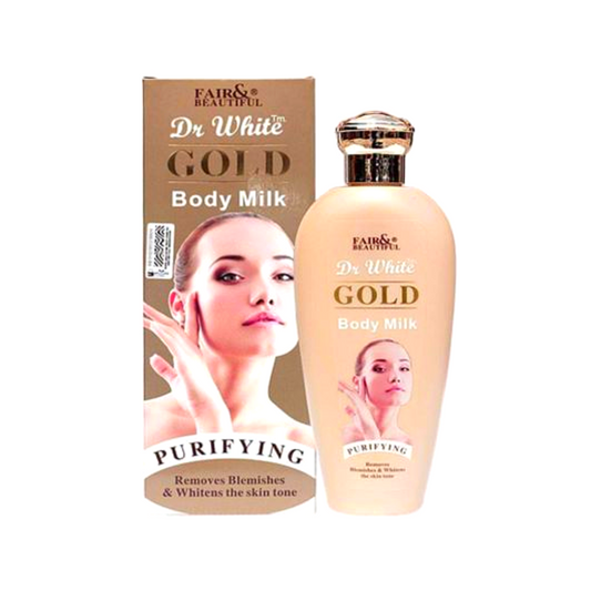 Dr White Gold Body Milk Lotion, 400ml